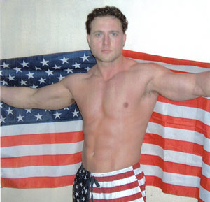 Joe with Flag